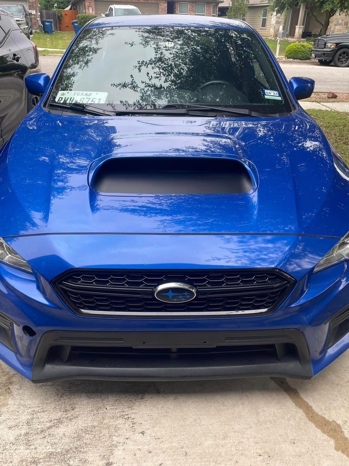 3D Carbon Hood Scoop Overlay for 2015-2021 Subaru WRX / STI