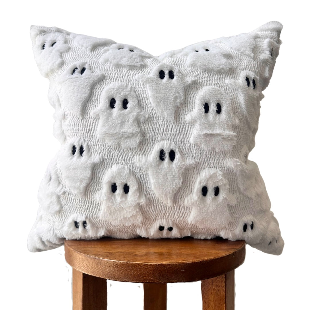 Spooky Ghost Pillow Cover