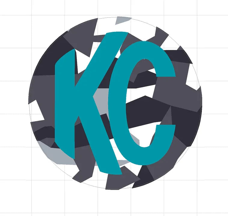 KC HiLITES Era 4 ROUND Series Light Cover Overlays - Universal