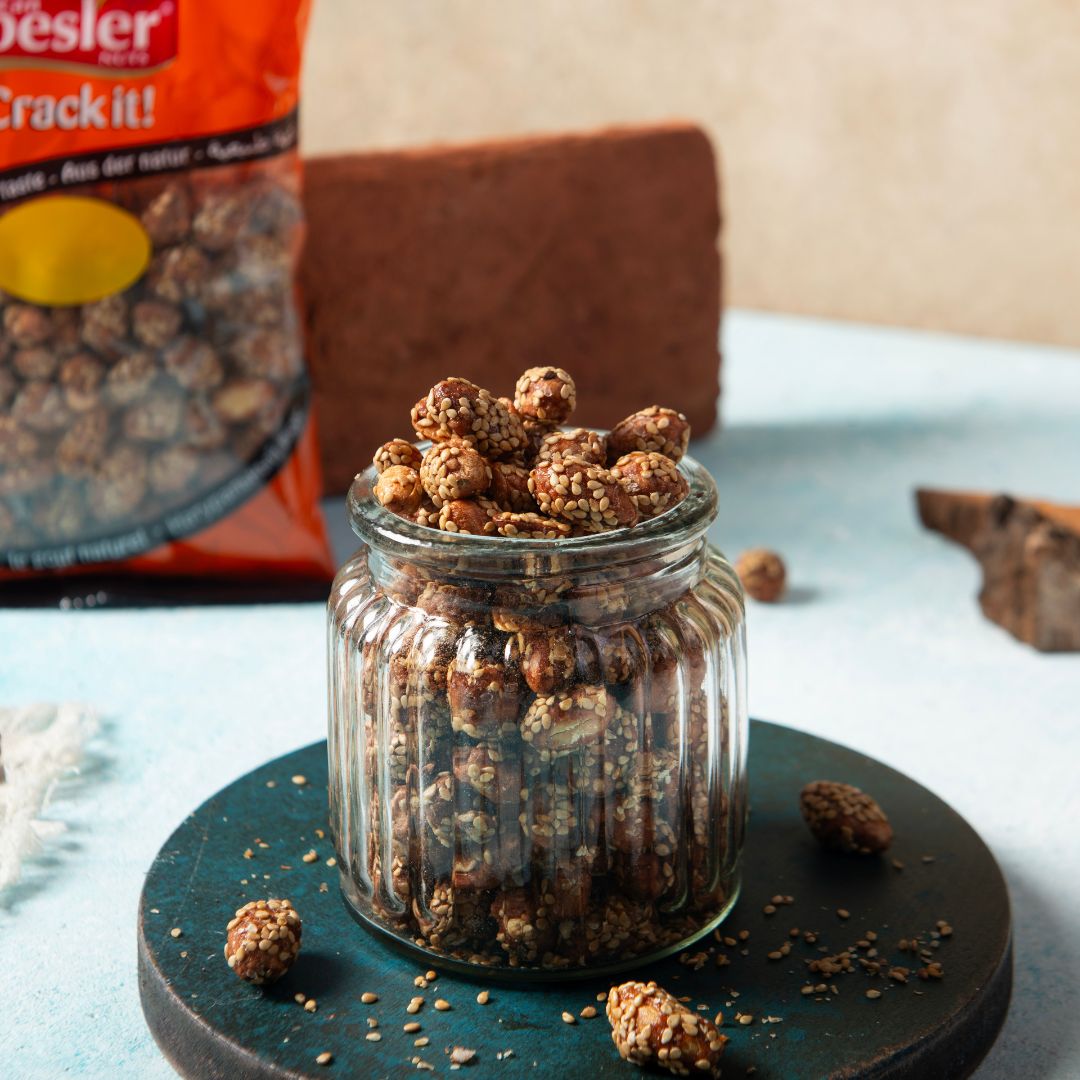 Can Besler Roasted Peanuts with Sugar Crust and Sesame 200gr