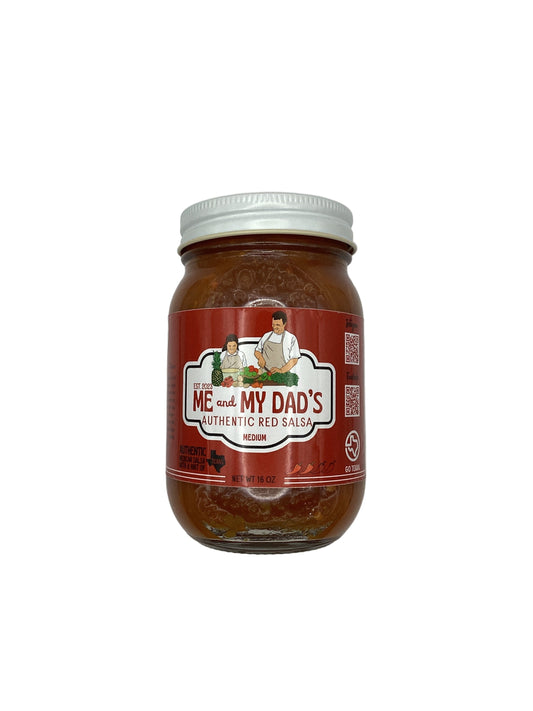 Me and My Dad’s Medium Authentic Red Salsa 16oz