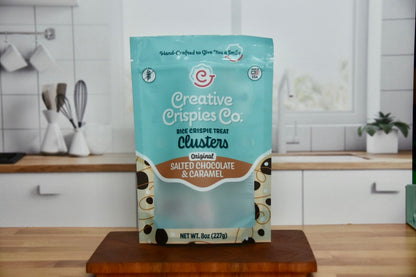 Crispie Clusters - Dark Chocolate, Caramel & Sea Salt (Our Original Clusters Flavor)