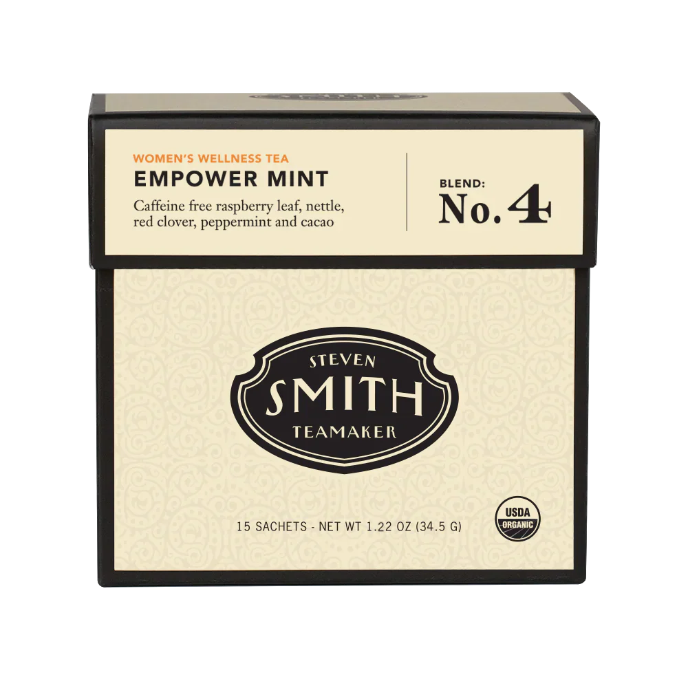 SMITH TEAMAKER - EMPOWER MINT WOMEN'S WELLNESS TEA BLEND NO. 4 (15 TEA BAGS, 1.22 OZ)