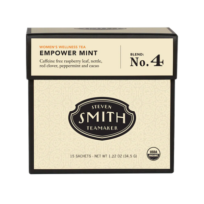 SMITH TEAMAKER - EMPOWER MINT WOMEN'S WELLNESS TEA BLEND NO. 4 (15 TEA BAGS, 1.22 OZ)
