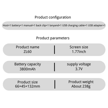 Ruyage Radio Zello Walkie-Talkie(ZL60)