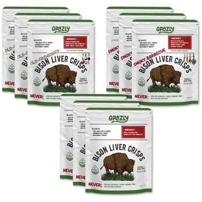 Bison Liver Crisp Variety Pack