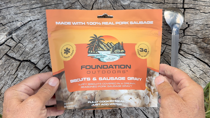 FOUNDATION Outdoors Biscuits & Gravy Meal