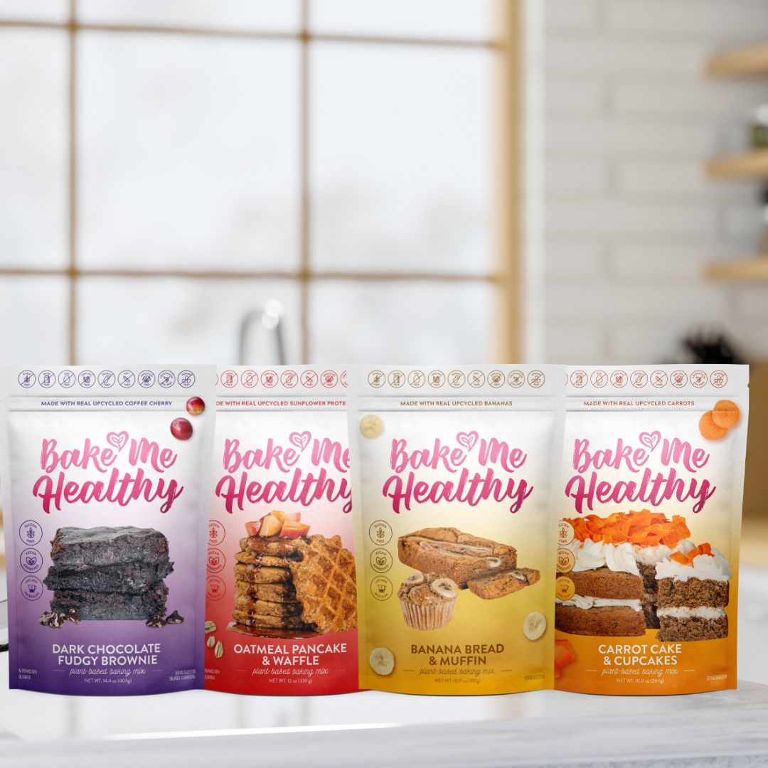 Bake Me Healthy Banana Bread & Muffin Plant-Based Baking Mix
