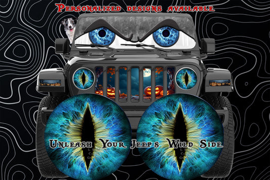 Blue and green cat eyes