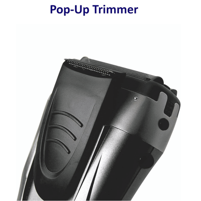 Optimus Cordless Rechargeable LED Shaver with Pop-Up Trimmer