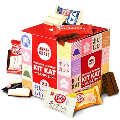 TikTok Hit - Japanese KIT KAT Variety Pack, 50-Piece Exotic Flavors | Authentic Import