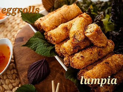 MekomanRice Papers - Bánh Tráng Wrappers for Spring rolls Round 22cm, 12oz