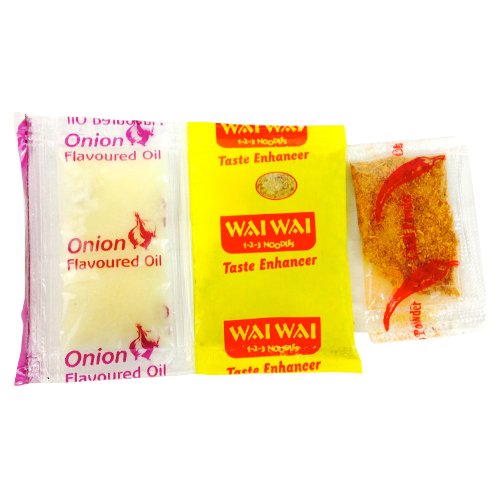Wai Wai Instant Noodles, Chicken Flavored, 2.6-Ounce 75g Packages (Pack of 30)