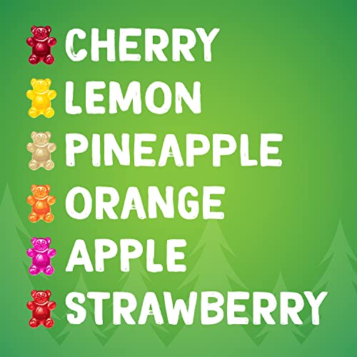 Black Forest Organic Gummy Bears Candy, 0.8 Ounce Pouches, 65 Count