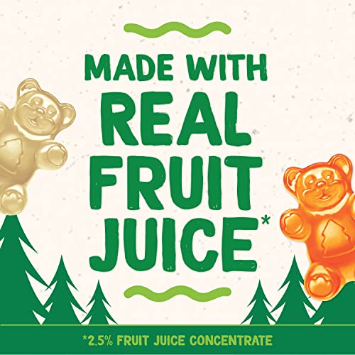 Black Forest Organic Gummy Bears Candy, 0.8 Ounce Pouches, 65 Count