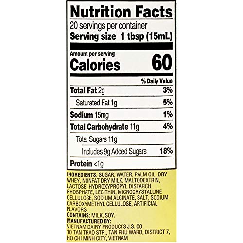 Vinamilk Sweetened Condensed Milk Creamer 45.3 ounce Box