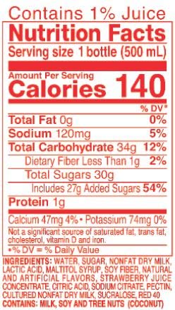 CALPICO Strawberry, Non-Carbonated Drink, Japanese Beverage Contains Strawberry Juice Concentrate, Sweet and Tangy Asian Drink, 16.9 FL oz. (Pack of 6)