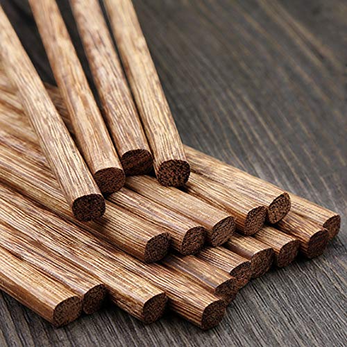 10-Pairs Wooden Chopsticks, (9.8 Inch)