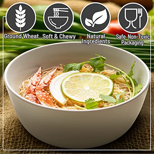 VI HUONG Instant Noodles Bowl – Authentic Vietnamese Instant Ramen Soup - Pack of 12 (Black Pepper Crab)