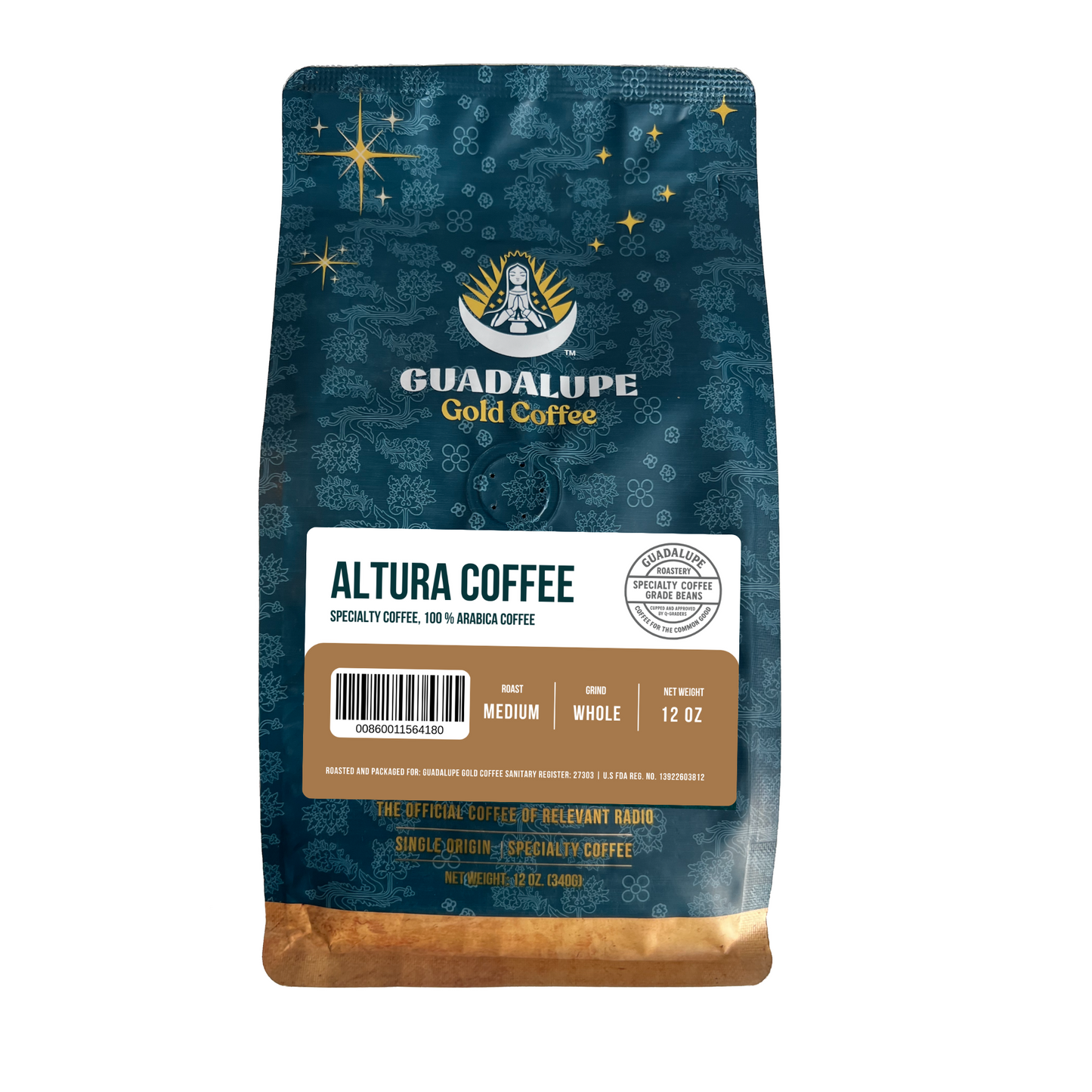 Altura Coffee, Grown at high elevation for a brighter,  cleaner cup with refined flavor
