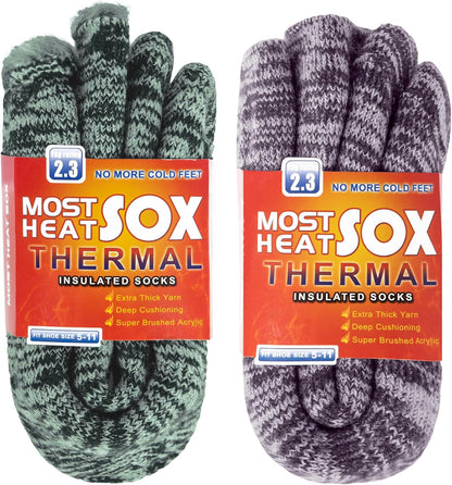 Thermal Socks for Women, Winter Warm Cold Weather Sock for Workout Outdoor Activities