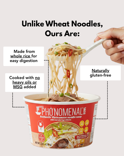 Pho’nomenal Bowl Instant Veggie Pho (Case of 6 Bowls)