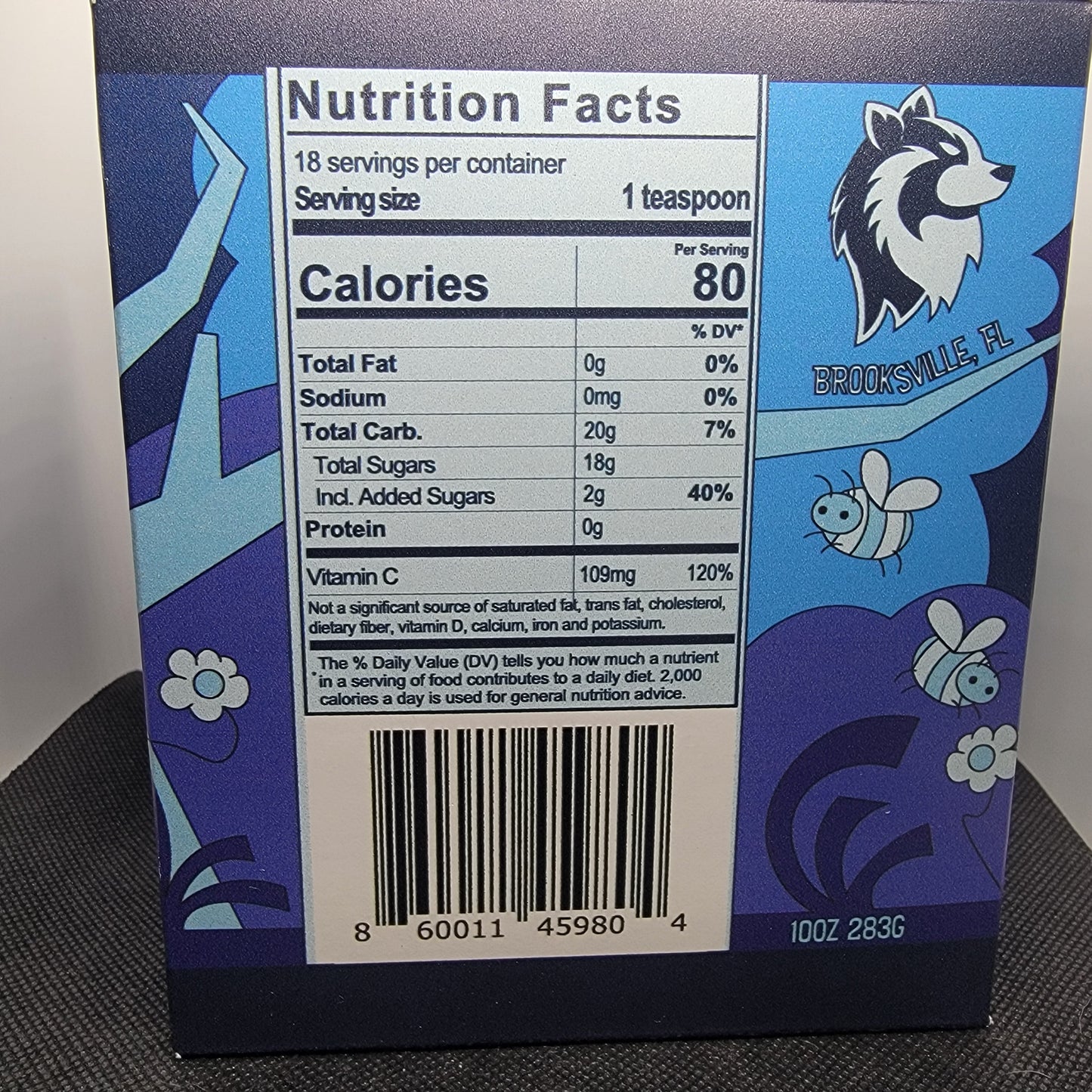 Badgers Honey Spoon /Blue Razz Honey Tea