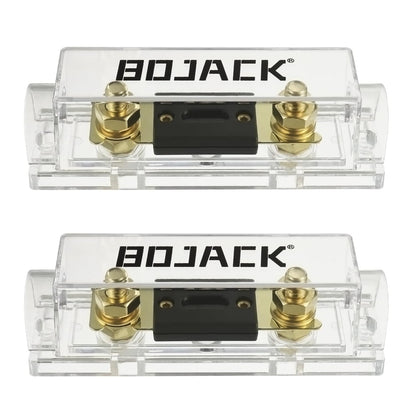 2Pcs 100A ANL Fuse Holder and 2Pcs 100Amp 32VDC ANL Fuses for Audio and Video Systems