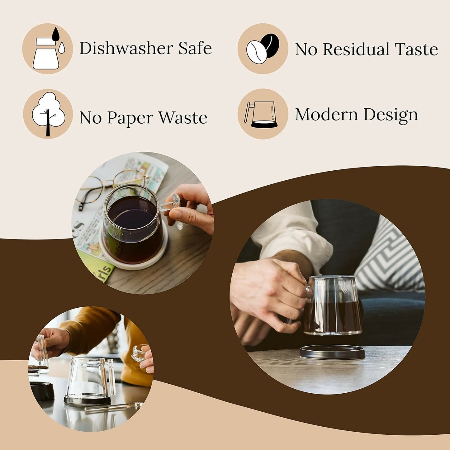 Pure Over Signature Mug - 4 Mugs