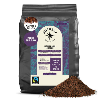 Kochere Coffee Honduran Marcala Organic Medium Roast - Caramel, Spice, Brown Sugar Notes