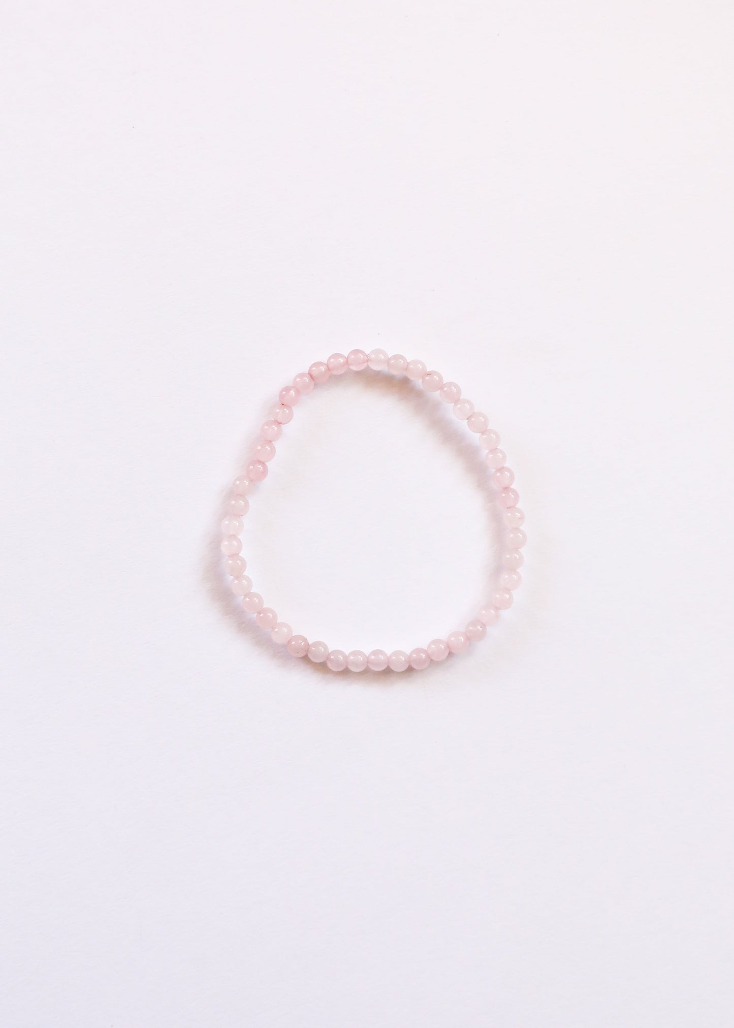 Polished Rose Quartz || Adult Bracelet