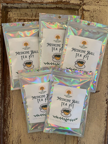 Medical Ball Tea Kits- Soothing for cough and congestion