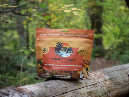 FOUNDATION Outdoors Lime Chicken with Avocado, Mango Salsa Meal