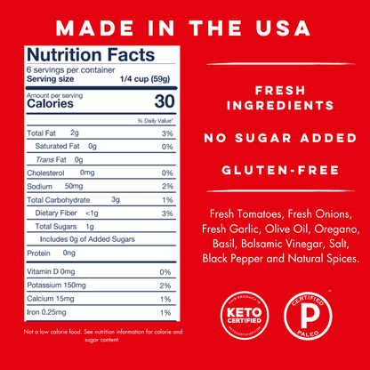 Classic Pizza Sauce by Yo Mama's Foods