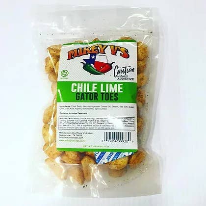 Gator Toes (Deep Fried Garlic) - Chile Lime Flavor: 3oz