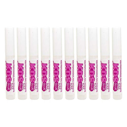10 pcs KDS Nail Tip Glue - Adhesive Super Bond For Acrylic Nails Tips - 0.07 oz for each glue