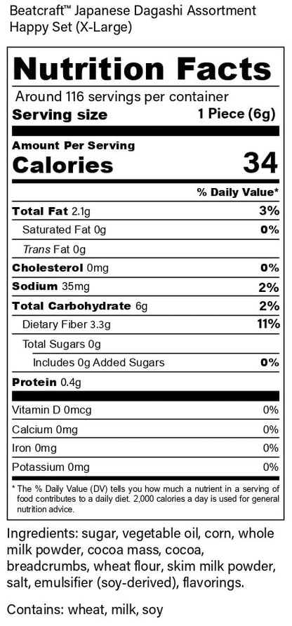 Beatcraft™ Japanese Dagashi Assortment Happy Set Pack (Regular)