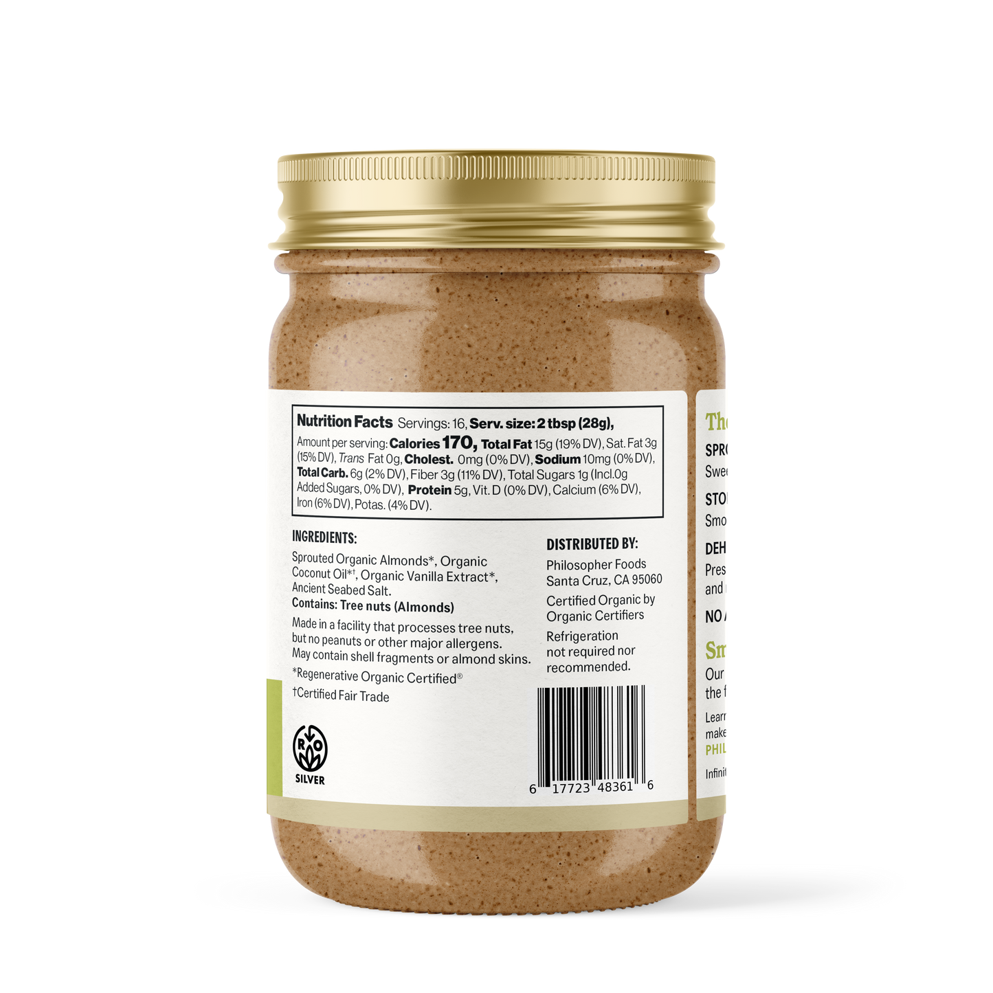 Creamy Alchemy Sprouted Almond Butter