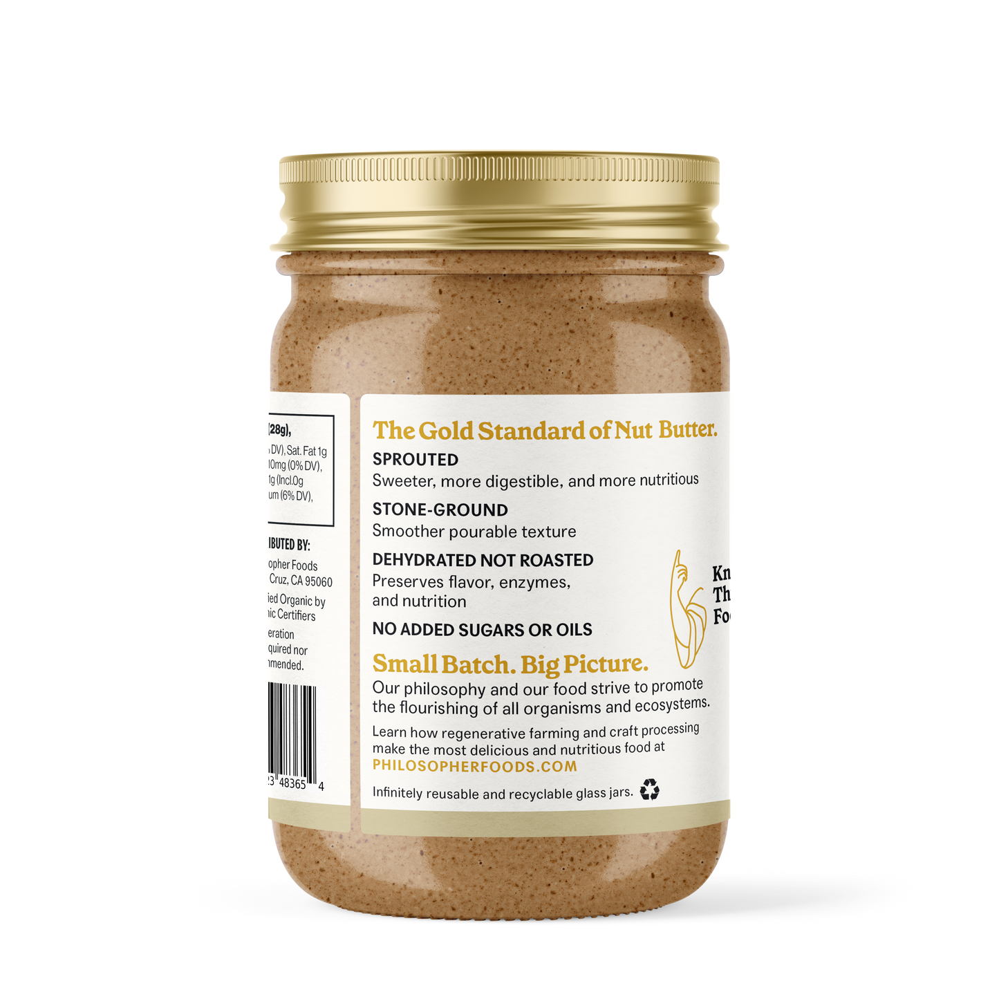 Naked Creamy Sprouted Almond Butter