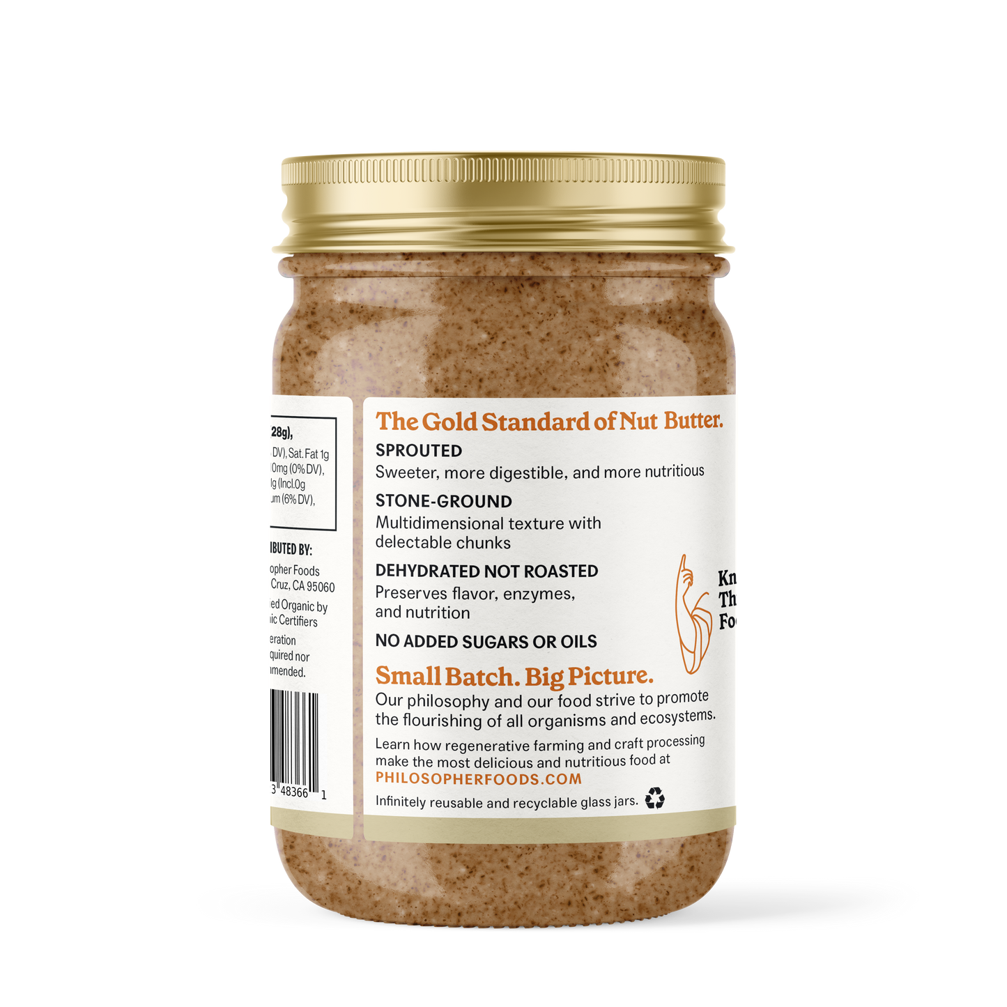 Naked Crunchy Sprouted Almond Butter