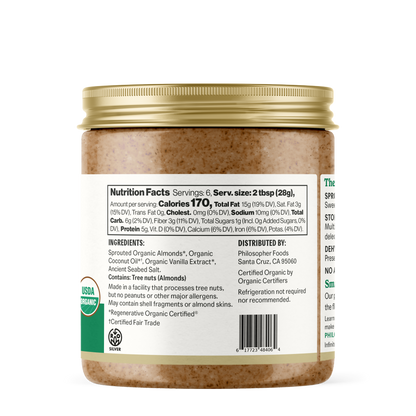 Crunchy Alchemy Sprouted Almond Butter
