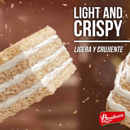 TikTok Viral Bauducco Wafer Cookies - Italian Chocolate & Vanilla