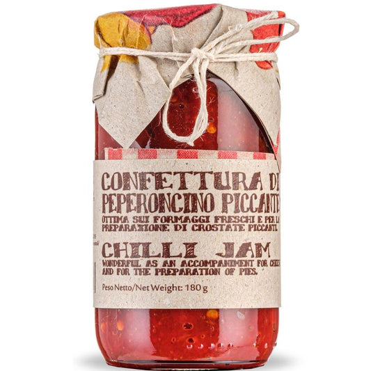 Artigiani dei Sapori, Calabrian Red Hot Chili & Sweet Pepper Jam  6.3 oz (180g)