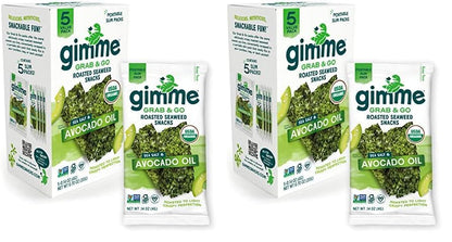 TikTok Viral Gimme Organic Roasted Seaweed Snacks - Multi-Flavor Pack