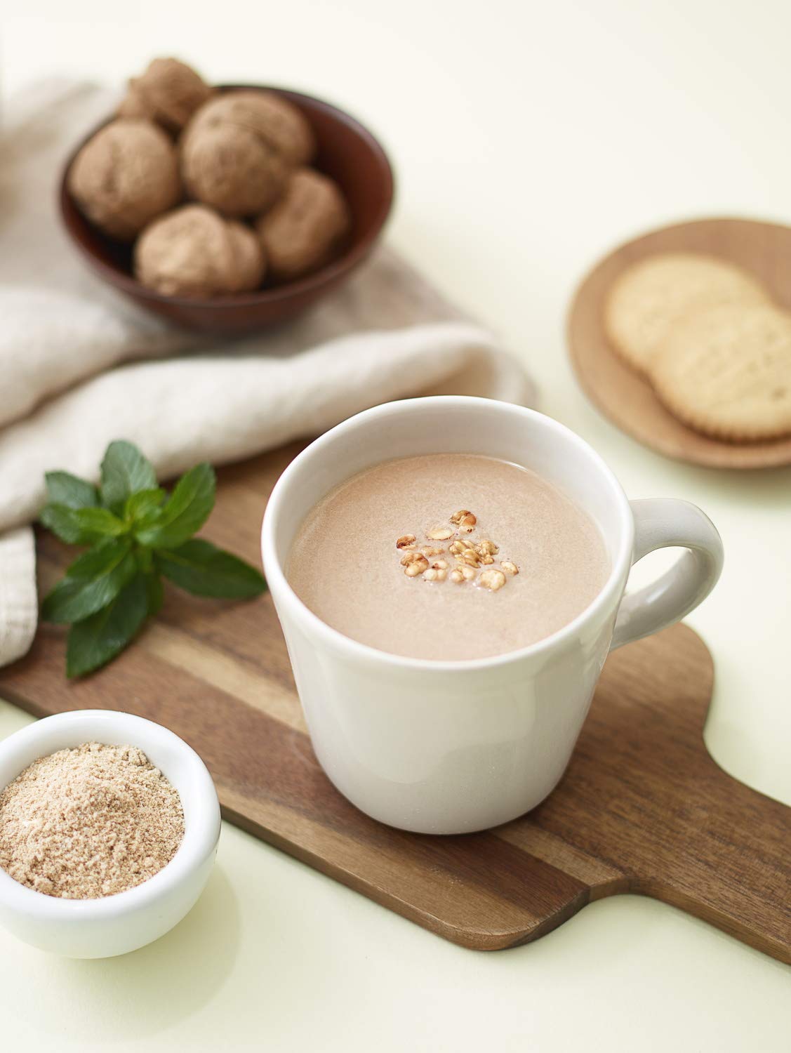 Damtuh Korean Walnut Almond Adlay (Job's Tear) Powder Meal Replacement Shake Breakfast Simple Meal 50T