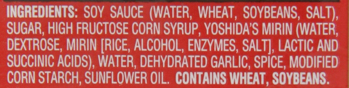 Mr. Yoshida's Original Japanese Barbecue Gourmet Sweet Teriyaki Marinade & Cooking Sauce, 86 Fluid Ounce