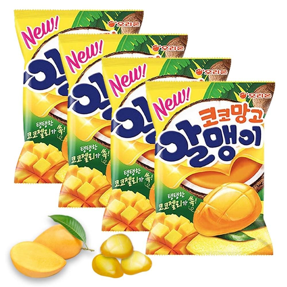 Viral on TikTok Korean Fruit Jelly Candy - 5 Flavor Mix - Chewy Gummy Snacks