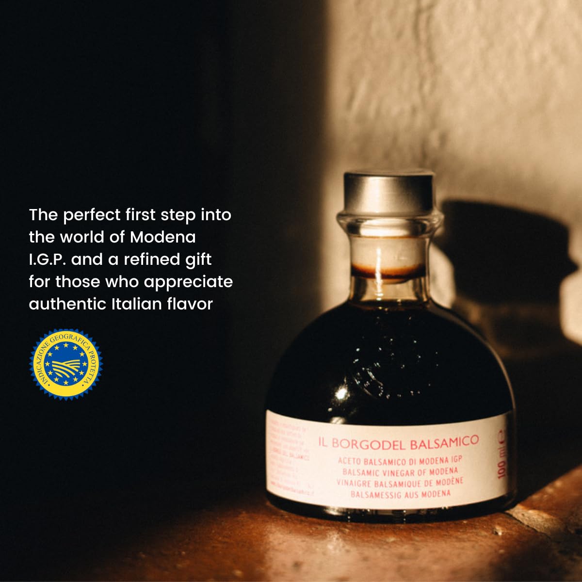 Il Borgo del Balsamico, Balsamic Vinegar of Modena IGP Monogram, 100 ml (3.3 fl oz)
