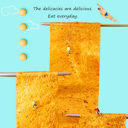 TikTok Viral - Chinese Latiao Spicy Gluten Strips, Authentic Vegan Snack 5.5oz | Wei Long