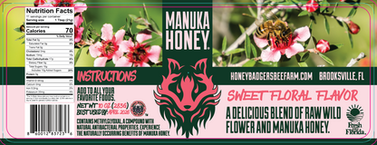Manuka & Raw Florida Honey - Allergy Blend